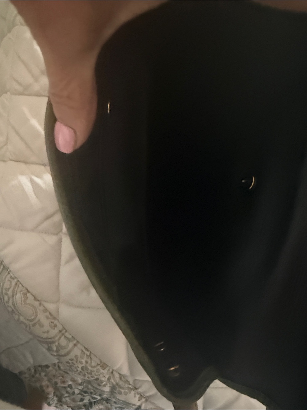 $310 TODAY Authentic Dior Olive Green Leather Crossbody Bag with Tan Trim - Picture 7 of 10